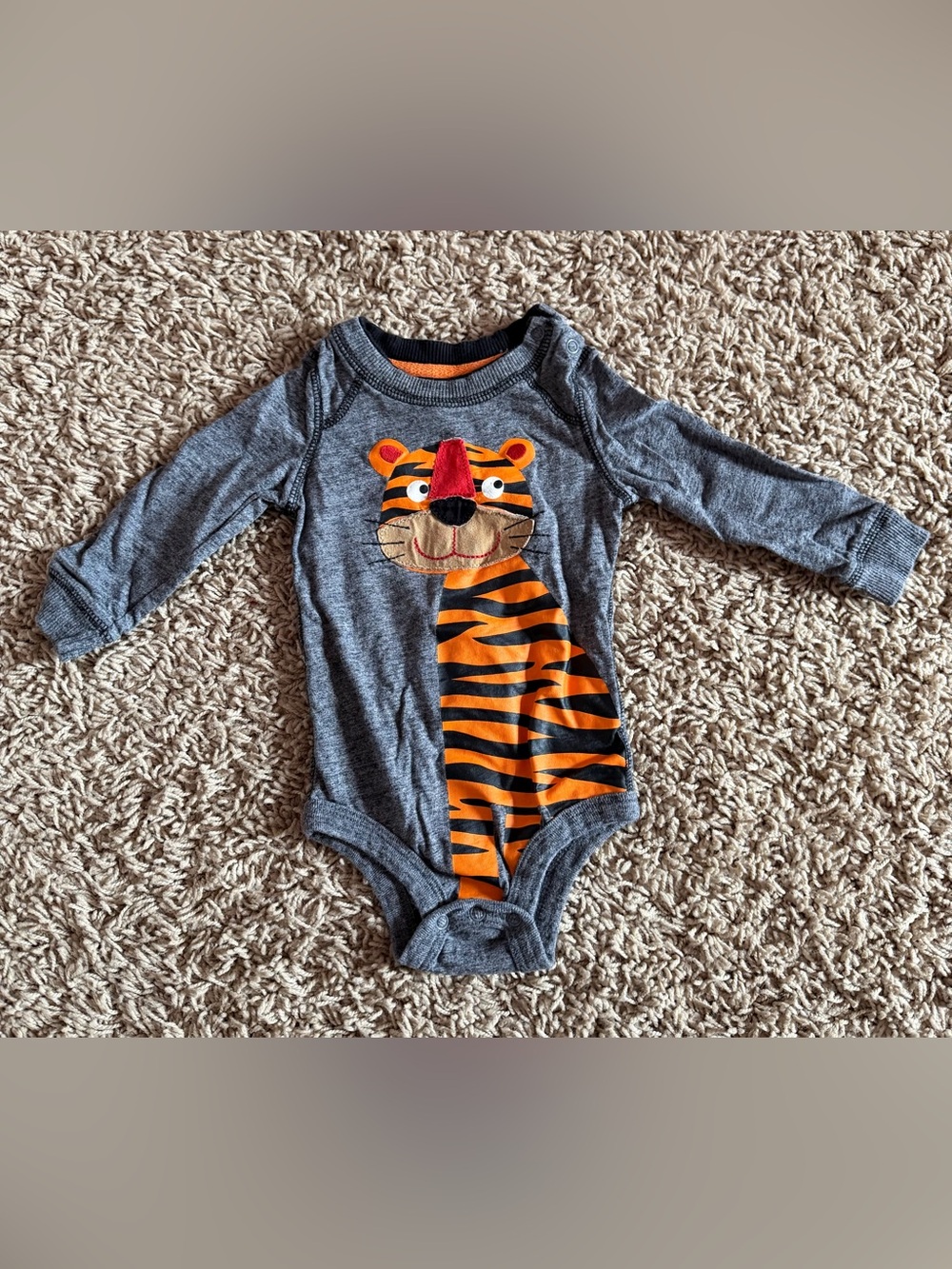 Koala Baby Tiger Long Sleeve Bodysuit 9M